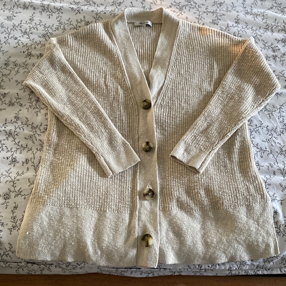 Madewell Boyfriend Cardigan